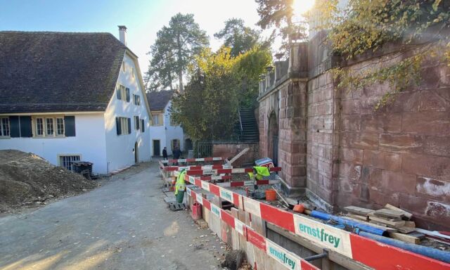 Erneuerung der Wasserleitungen